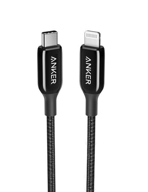 Anker PowerLine+ III 3ft 0.9Mtr USBC Cable with Lightning Connector Black