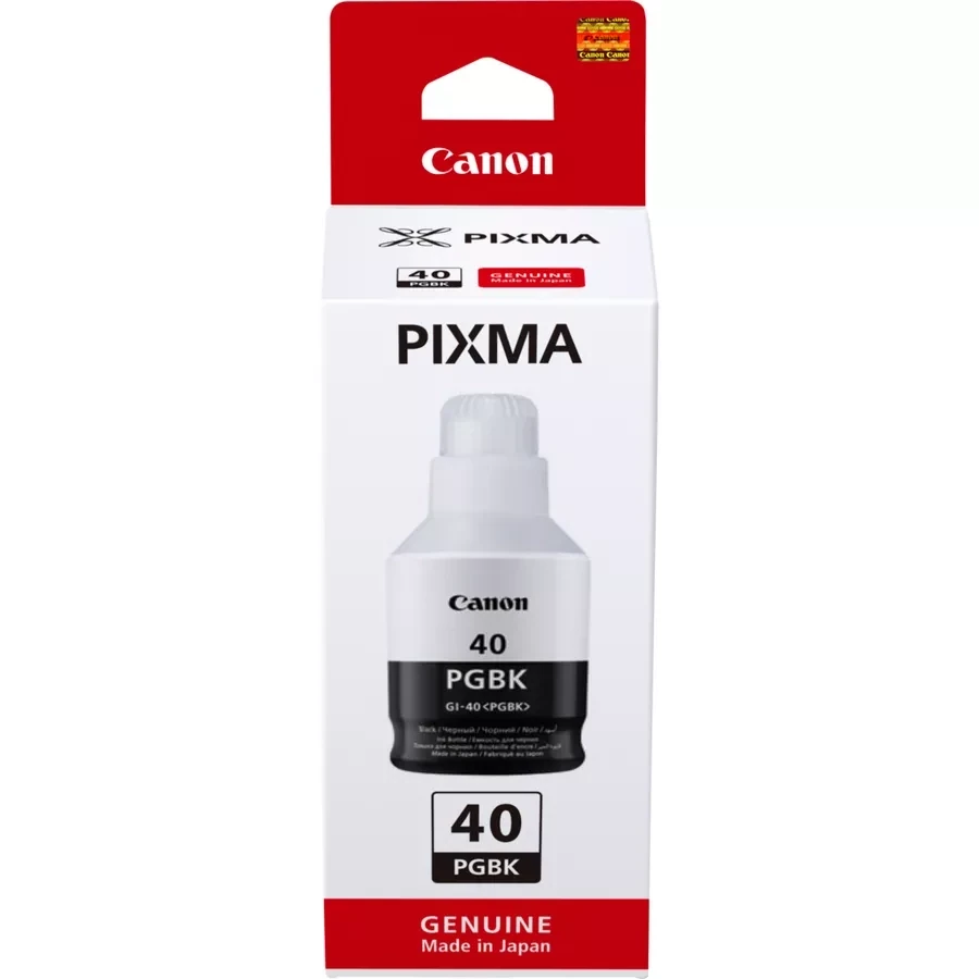 Canon GI-40 Genuine High Yield Ink Bottle, Color: Black
