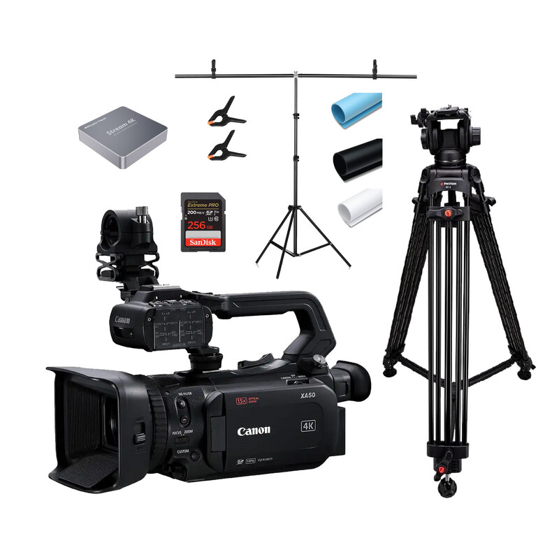 Canon XA50 UHD 4K30 Camcorder with FREE Provision Professional DV