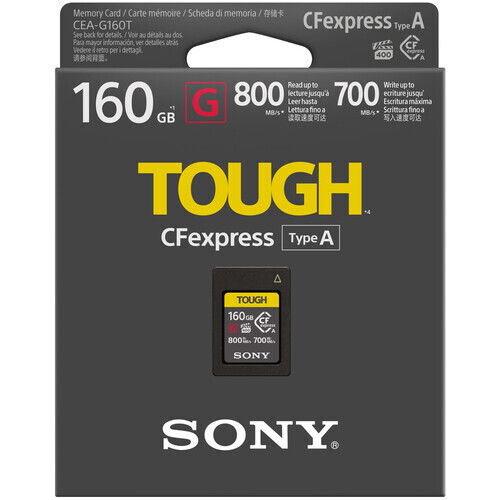 Sony Tough 160GB R800/W700 CFexpress Type A TOUGH Memory Card