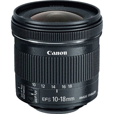 Canon EFS 10-18mm f4.5-5.6 IS STM Lens