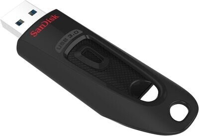 SanDisk Ultra 100Mbps USB-3.0 Flash Drive (128GB)