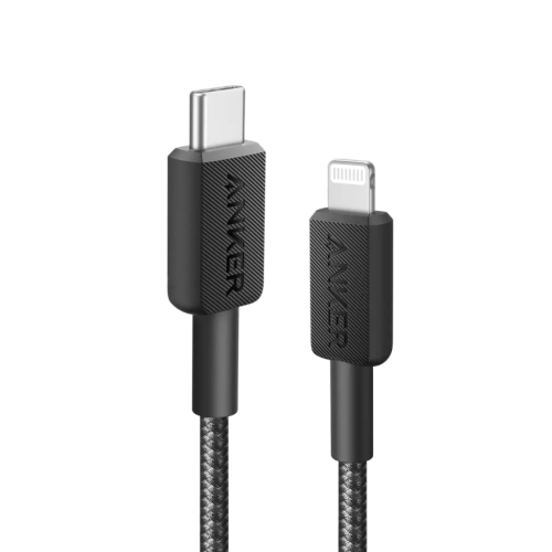 Anker 322 USB-C to Lightning Cable - 1.8M BK