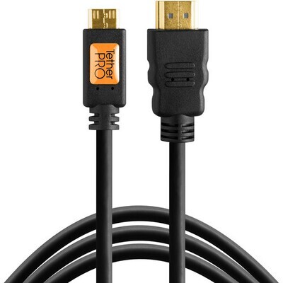 Tether Tools TetherPro High-Speed Mini-HDMI to HDMI Cable with Ethernet (15&#39;)