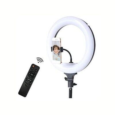 Promage LED Selfie Ring Light with Remote and Cell Phone Holder 12″ With Out Light Stand