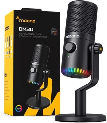 Maono DM30 RGBProgrammable USB Condenser Microphone