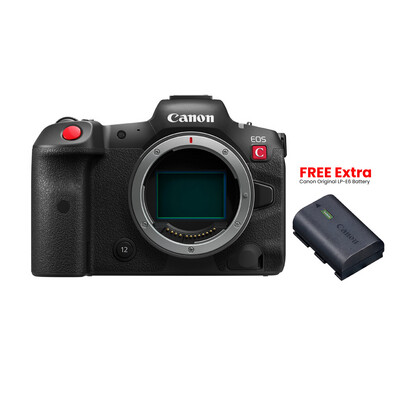 Canon EOS R5C Body with FREE Extra Canon Original LP-E6 Battery