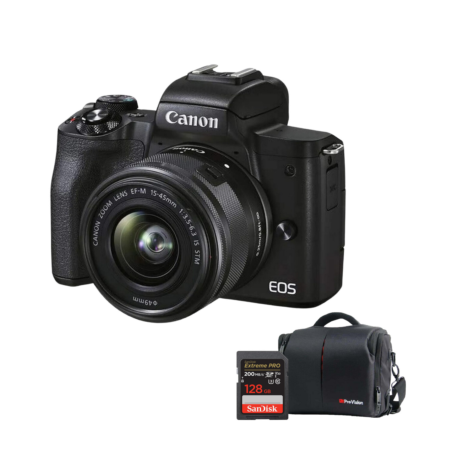 Canon EOS M50 Mark II with 1545mm IS STM Lens with FREE 128GB Memory