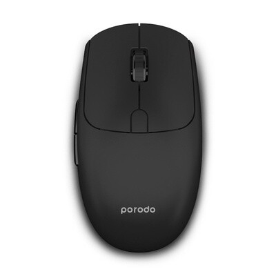 Porodo 2in1 6D Dual Mode 2.4G Wireless Office Mouse - Black