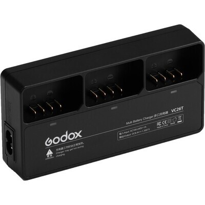 Godox VC26T Multi-Battery Charger for VB26 (V1 Flash)