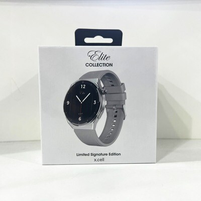 X.Cell ELite 4 Limited Signature Edition Silver Metal Frame With Grey Silicon Strap