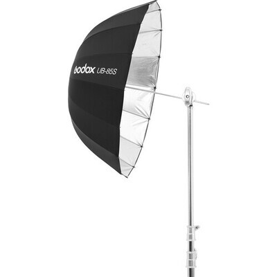 Godox UB-85S Translucent Parabolic Umbrella 85Cm - Silver