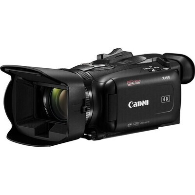 Canon XA60B Professional UHD 4K Camcorder  with  Canon HDU-4 Handle