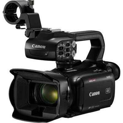 Canon XA60B Professional UHD 4K Camcorder with Canon HDU-4 Handle