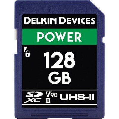 Delkin Devices 128GB 300MB/s POWER UHS-II SDXC Memory Card