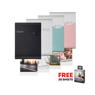 Canon SELPHY Square QX10 with FREE 20 Sheets Papers