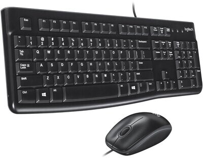 Logitech MK120 Desktop Wired keyboard &amp; Mouse Combo