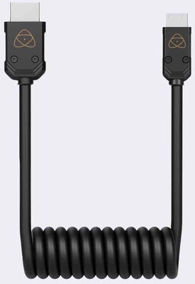 Atomos Atomflex 30cm 4k60p Pro Mini HDMI to Full HDMI Coiled Cable