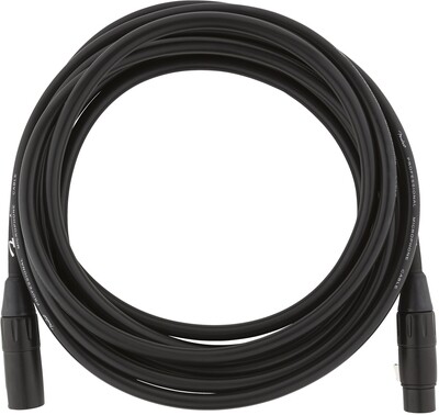 Fender Professional Series Microphone Cable 15Ft 4.5Mtr Black
