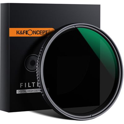 K&F Concept 62mm ND8-ND2000 Nano-D Variable ND Filter with Multi-Resistant Coating