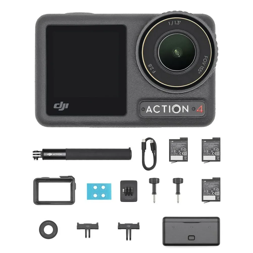 DJI Osmo Action 4 Adventure Combo with FREE Sandisk 64GB Memory