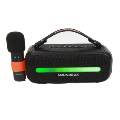 Porodo Soundtec Gala 24w Portable Speaker with Mic Black