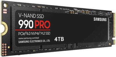 Samsung 990 Pro 4TB 7450Mbps PCIe 4.0 MVNe M.2 SSd Storage