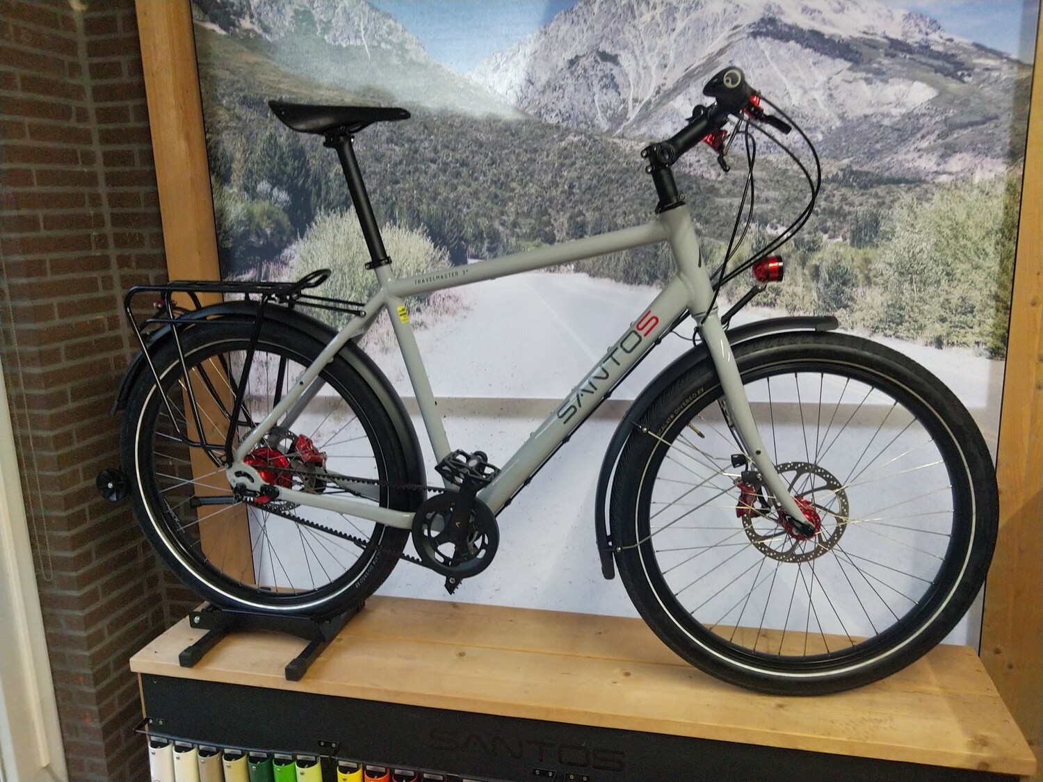 Santos Travelmaster 3+ 57H Polich Grey