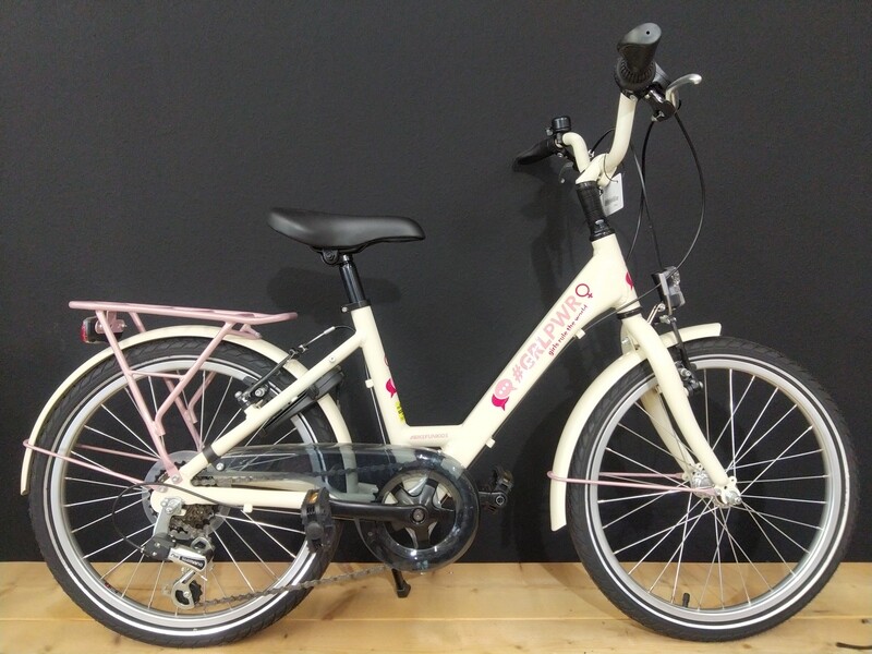 Bike Fun Kids Girlpwr 20&quot; Crème/Roos