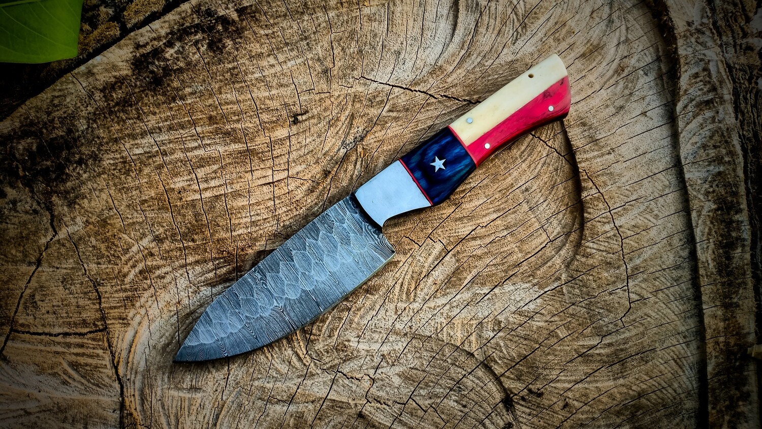 Chef Knives Set Of 5 Pieces Damascus Forged Steel (15n20+1095)
