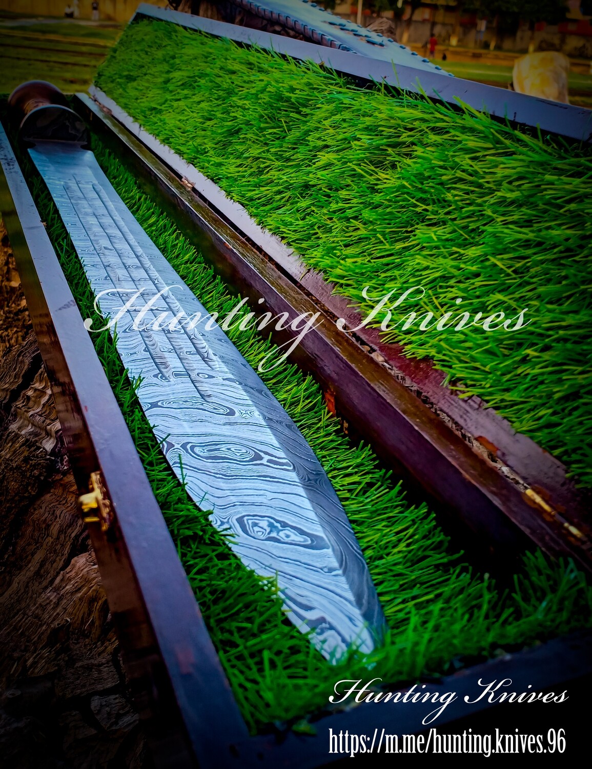 Roman Gladius Sword 32&quot; Custom Handmade Damascus Steel Roman Gladius Sword In Roman Legions With Unique Wooden Box And SPQR Logo On the Top,