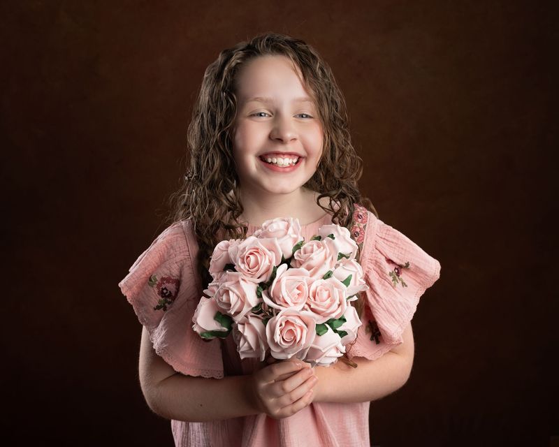 'Elsie is 10' digital portrait package