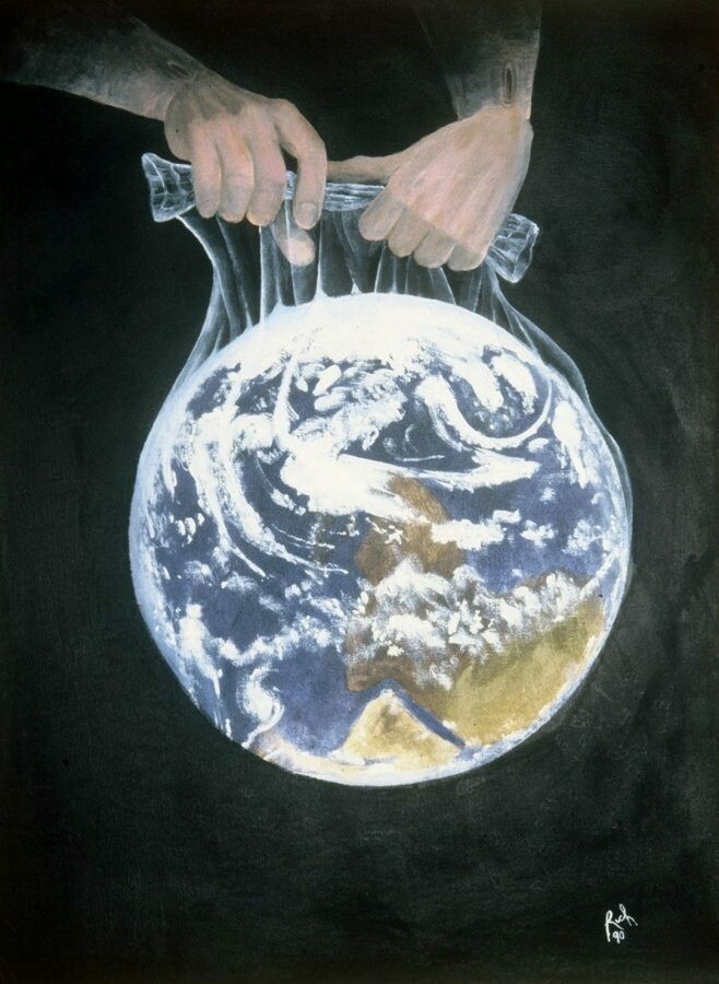 Revelation 6:14 The World in a Baggie (Print)