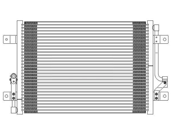 CONDENSADOR FIAT PALIO/SIENA 1.3/1.6 NFT