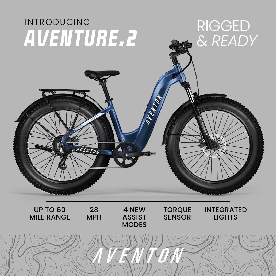 Aventon Aventure Step Through 2.0 - Fat Tire