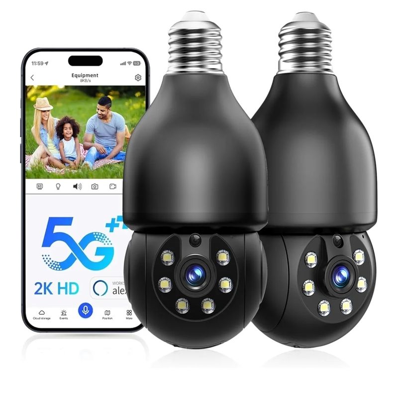 Jqimn Light Bulb Security Camera