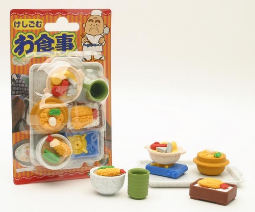 JAPANESE FOOD ERASER CARD SET
