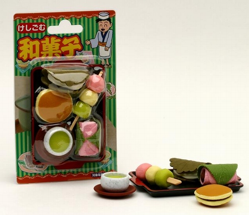 JAPANESE SWEET ERASER CARD SET