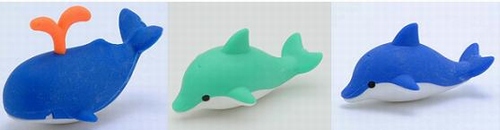 WHALE &amp; DOLPHIN ERASER