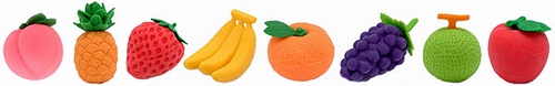 FRUIT ERASER SET