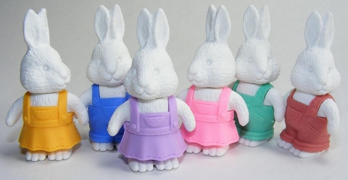 WHITE RABBIT ERASER