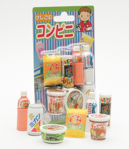 SNACK ERASER CARD SET