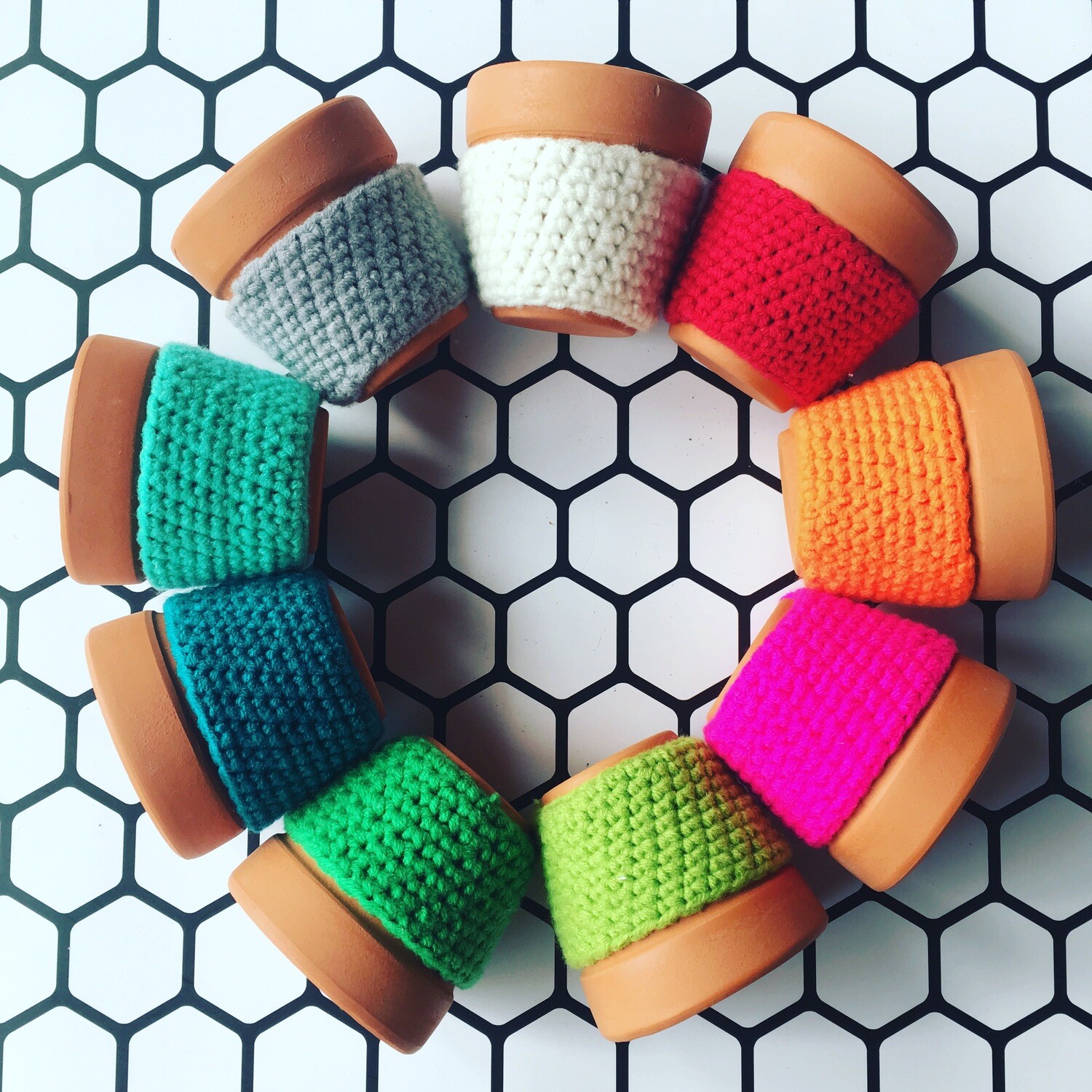 Maceta mini con funda