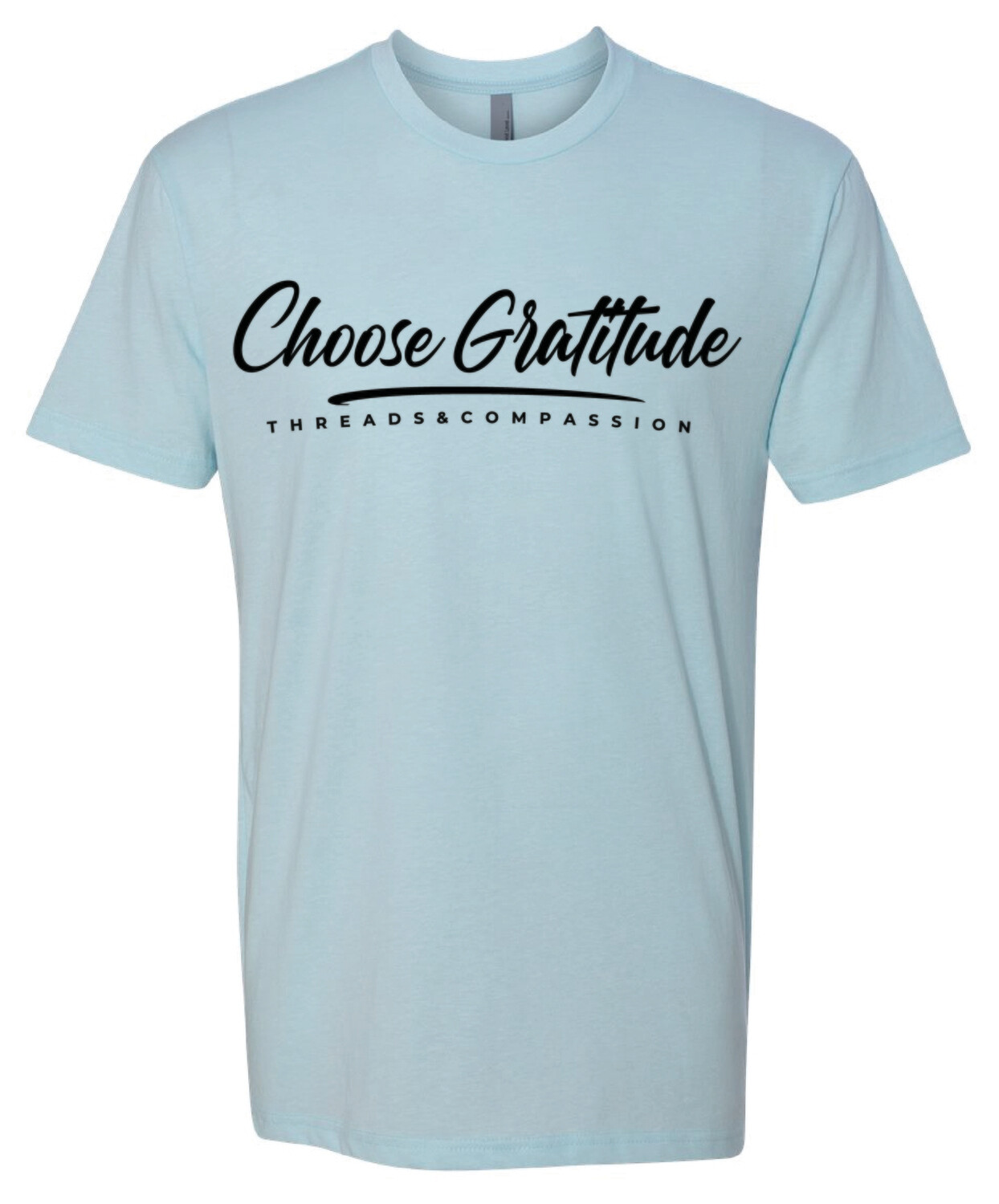 Choose Gratitude Ice Blue Tee