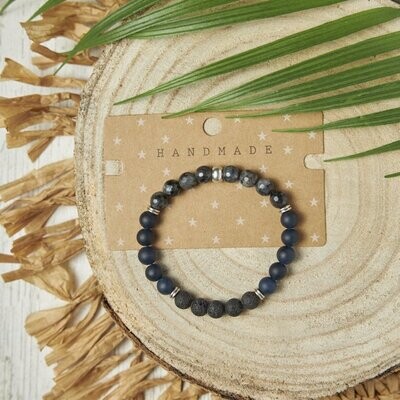Bracelet "Fashion" Black/Blue