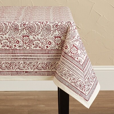 Cranberry Vine Tablecloth