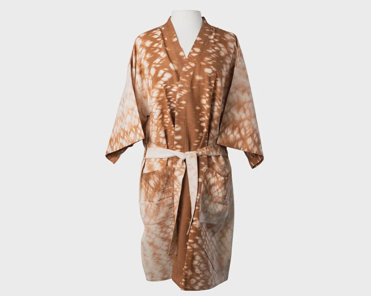 Caramel Tie Dye Robe