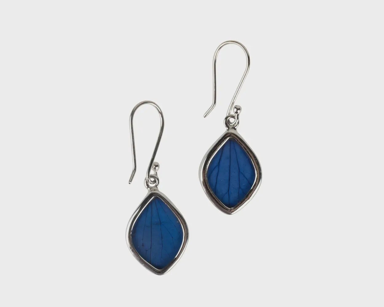 Aspire Flower Petal Sterling Silver Earrings