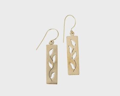 Fruition Earrings - Bombshell Brass
