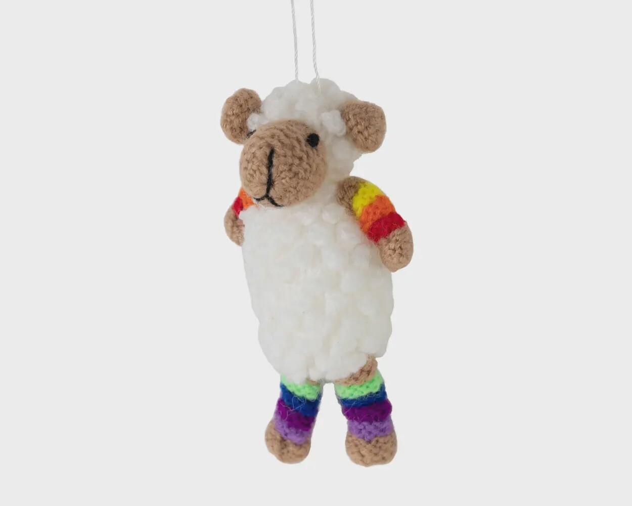 Rainbow Sheep Ornament